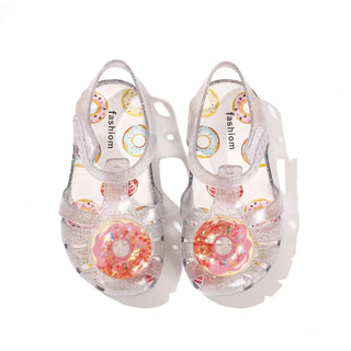 Summer Girls Sandals Cute Fruit Jelly Princess Shoe Children Hollow Out Breathable Beach Sandals Waterproof Anti Slip Kids Shoes - RYAN AND REMI