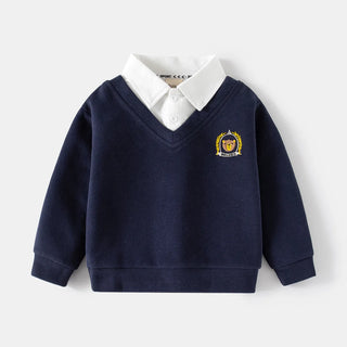 Shirt Neck Sweatshirt