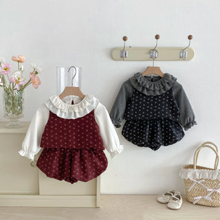 Leafy Doll Ruffled Set. 3Pcs - RYAN AND REMI