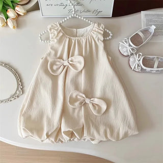 Bow Detail Sleeveless Outfit - RYAN AND REMI