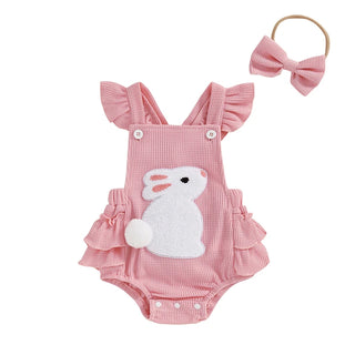 Rabbit Patch  Bodysuit Set - RYAN AND REMI