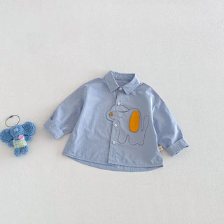 3D Cartoon Button Up Shirt - RYAN AND REMI