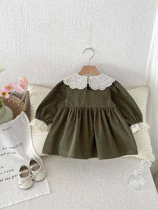 Euro Style Lace Collar Dress - RYAN AND REMI