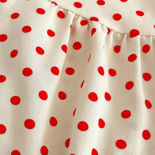 Polka Dot Embroidery Jumpsuit