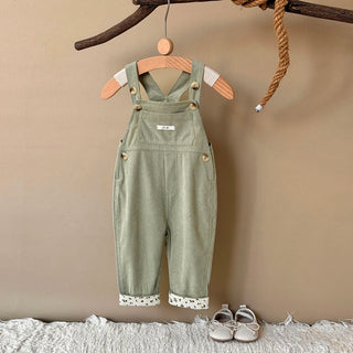 Flower Leg Overalls Jumpsuit - RYAN AND REMI