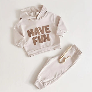 Have Fun Hooded Jogger Set