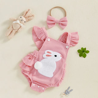 Rabbit Patch  Bodysuit Set - RYAN AND REMI