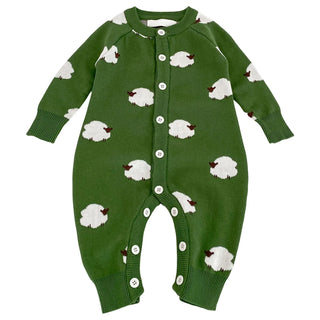 Knitted Sheep Romper