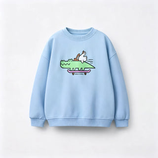 Casual Round Neck Pullovers Sweater