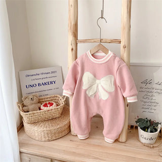 Knitted Ribbon Bow Jumpsuit - RYAN AND REMI