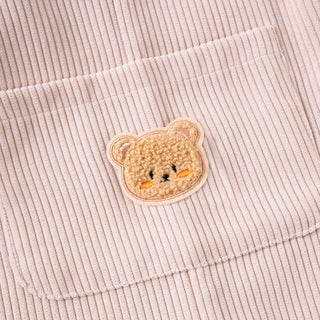 Cute bBear Pocket Overalls Jumpsuit