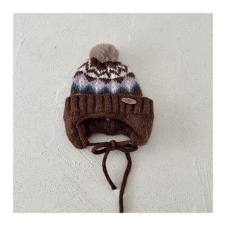 Diamond Grid Fleece Hat - RYAN AND REMI