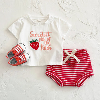Striped Shorts Fruit Set - RYAN AND REMI