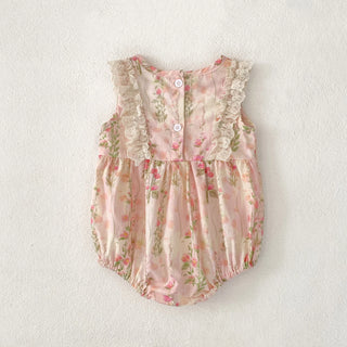 Pink Lace Bow Sister Outfit
