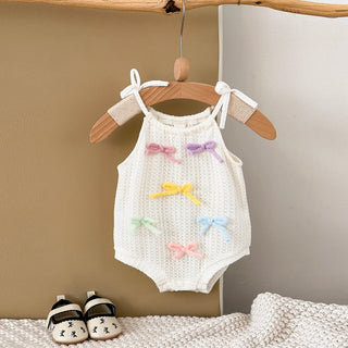 Colorful Bow Tie Strap Jumpsuit - RYAN AND REMI