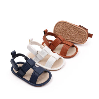 Baby Shoes Summer Sandal Soft PU Casual Walking Shoes Newborn Toddler 0-91-8 Months Boys and Girls 2024 New Baby Fashion BBW4011 - RYAN AND REMI