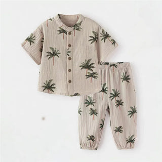 Palm Tree Pants Set - RYAN AND REMI