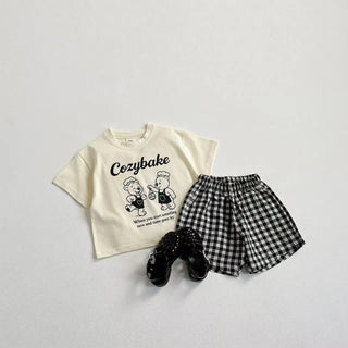 Cozybake Plaid Short Set - RYAN AND REMI
