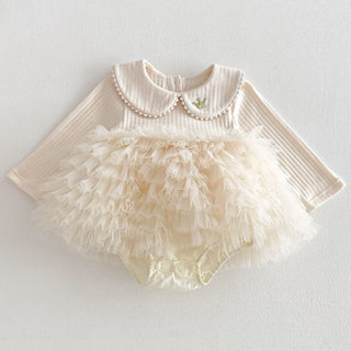 Banquet Ruffle Romper Dress - RYAN AND REMI