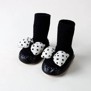 Contrast Bow Walker Shoes - RYAN AND REMI