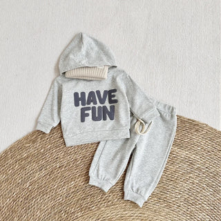 Have Fun Hooded Jogger Set