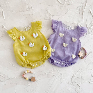 3D Love Duck Romper - RYAN AND REMI