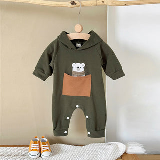 Bear Pocket Jumpsuit - RYAN AND REMI