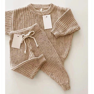 Knitted Sweater Snuggle Outfit - RYAN AND REMI