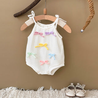 Colorful Bow Tie Strap Jumpsuit - RYAN AND REMI