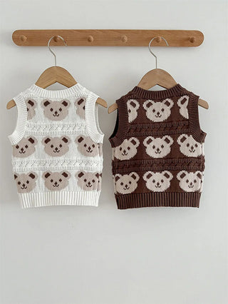 Teddy Bear Knitted Vest