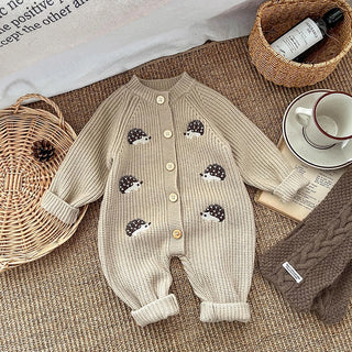 Animal Embroidered Knitted Jumpsuit - RYAN AND REMI
