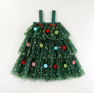 Christmas Layered Tulle Dress - RYAN AND REMI