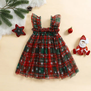 Christmas Layered Tulle Dress
