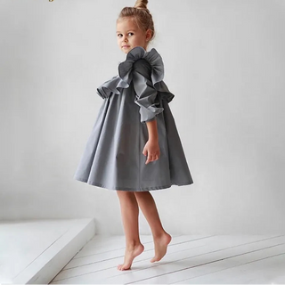 Flying Sleeve Ruffle Dress - RYAN AND REMI