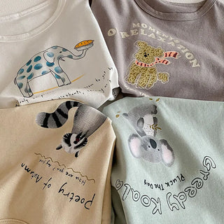 Cartoon Animal Boys T-Shirt