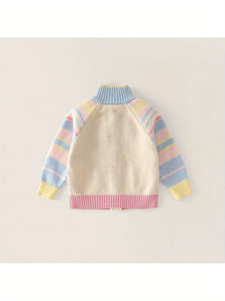 Cartoon Knitted Cardigan Jacket
