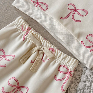 Bow Print Jogger Set - RYAN AND REMI