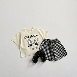 Cozybake Plaid Short Set - RYAN AND REMI