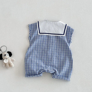 Checkered Bear Jumpsuit - RYAN AND REMI