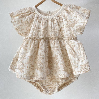 Printing Newborn Baby Girl Romper - RYAN AND REMI