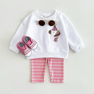 Penguin Striped Pants Set - RYAN AND REMI