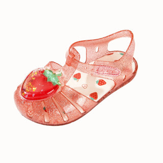 Summer Girls Sandals Cute Fruit Jelly Princess Shoe Children Hollow Out Breathable Beach Sandals Waterproof Anti Slip Kids Shoes - RYAN AND REMI