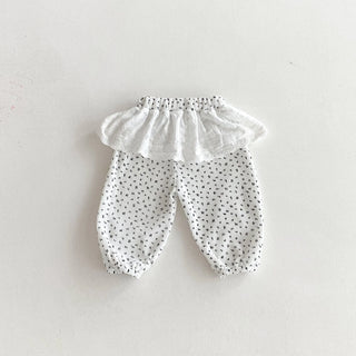 Lace Ruffle Lounge Pants - RYAN AND REMI