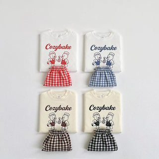 Cozybake Plaid Short Set - RYAN AND REMI