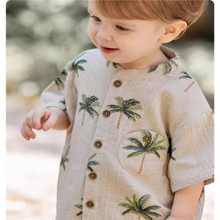 Palm Tree Pants Set - RYAN AND REMI