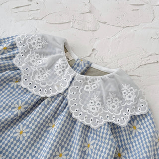 New Autumn Baby Floral Doll Collar Design Briefs Crawling Suit Shorts Crawling Baby Newborn Items Baby Stuff - RYAN AND REMI