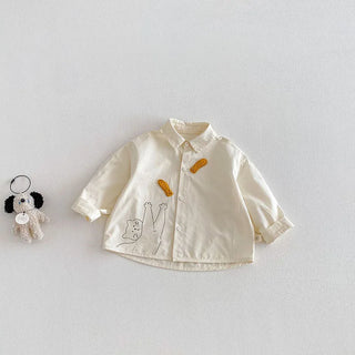 3D Cartoon Button Up Shirt