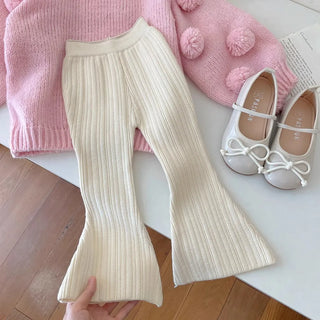 Fluffy Ball Sweater Set