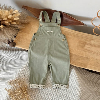 1-3 Years Baby Girl Romper Newborn Infant Sleeveless Floral Pants Legs Knit Overall Jumpsuit Baby Costumes - RYAN AND REMI