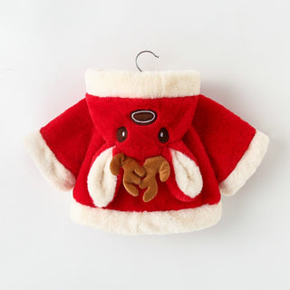 Plush Reindeer Poncho
